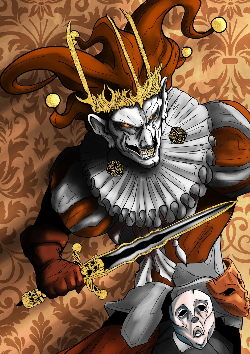 Jester Art Serie, example piece 9 of 10 — a 1:1 artwork by Ordinary_Guy