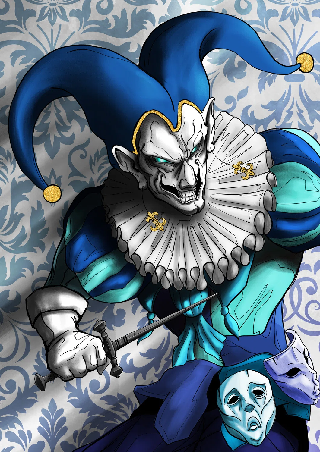 Jester Art Serie, example piece 6 of 10 — a 1:1 artwork by Ordinary_Guy
