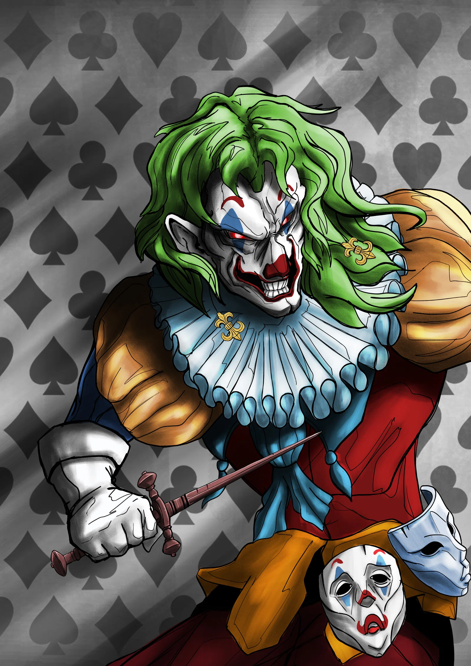 Jester Art Serie, example piece 4 of 10 — a 1:1 artwork by Ordinary_Guy