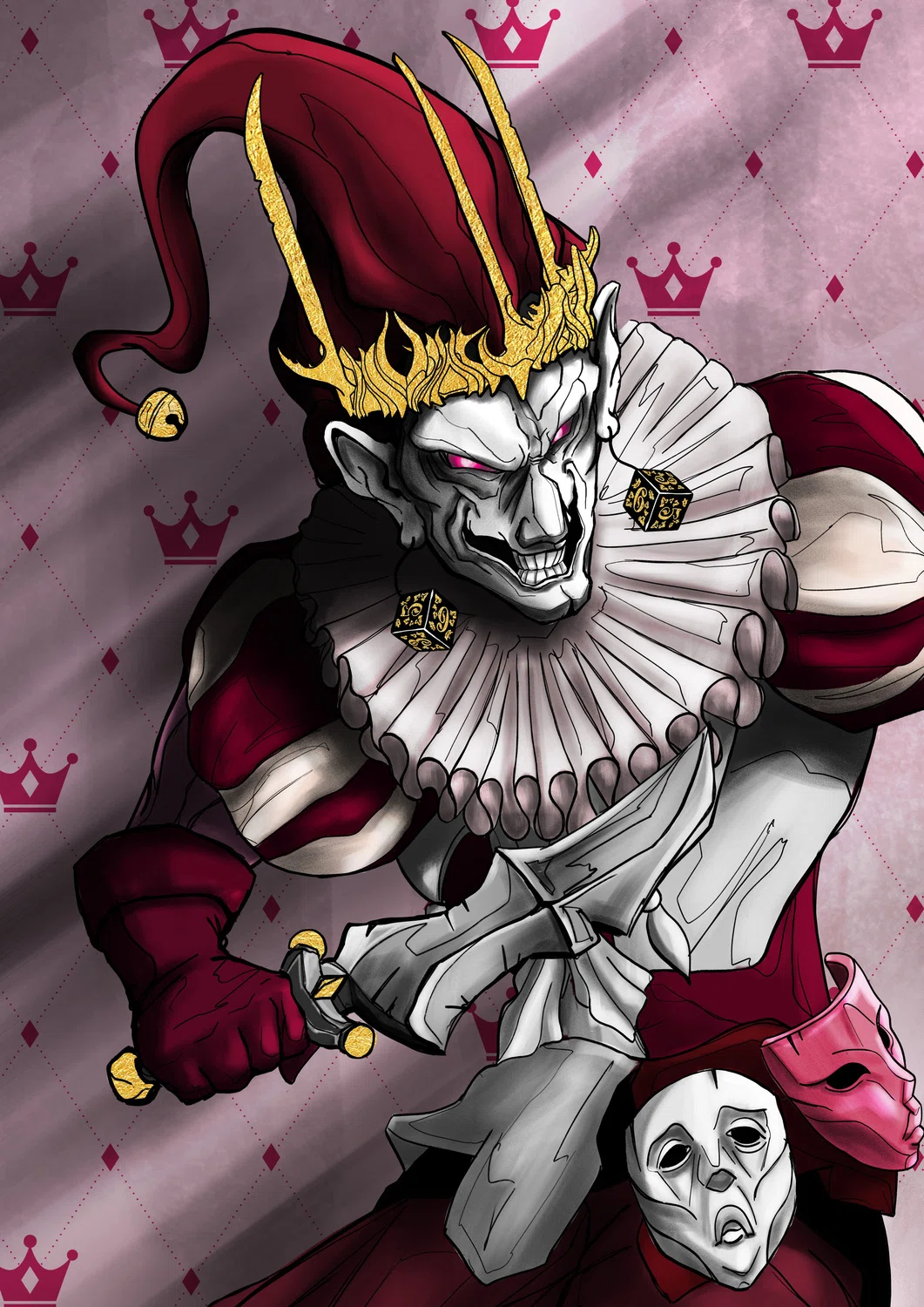 Jester Art Serie, example piece 2 of 10 — a 1:1 artwork by Ordinary_Guy