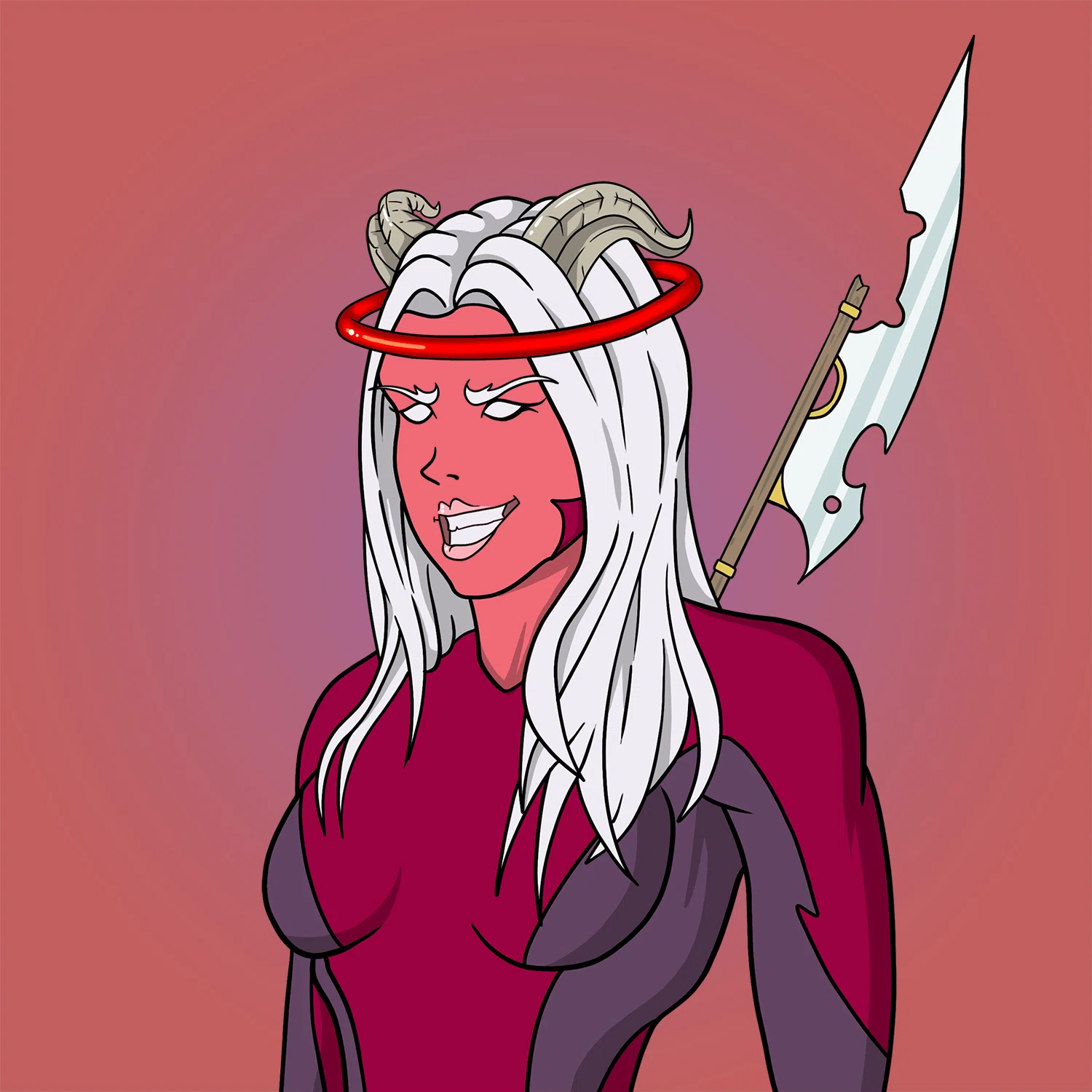 Portrait of Mala, a Gen 2 character skilled with weapons and electricity