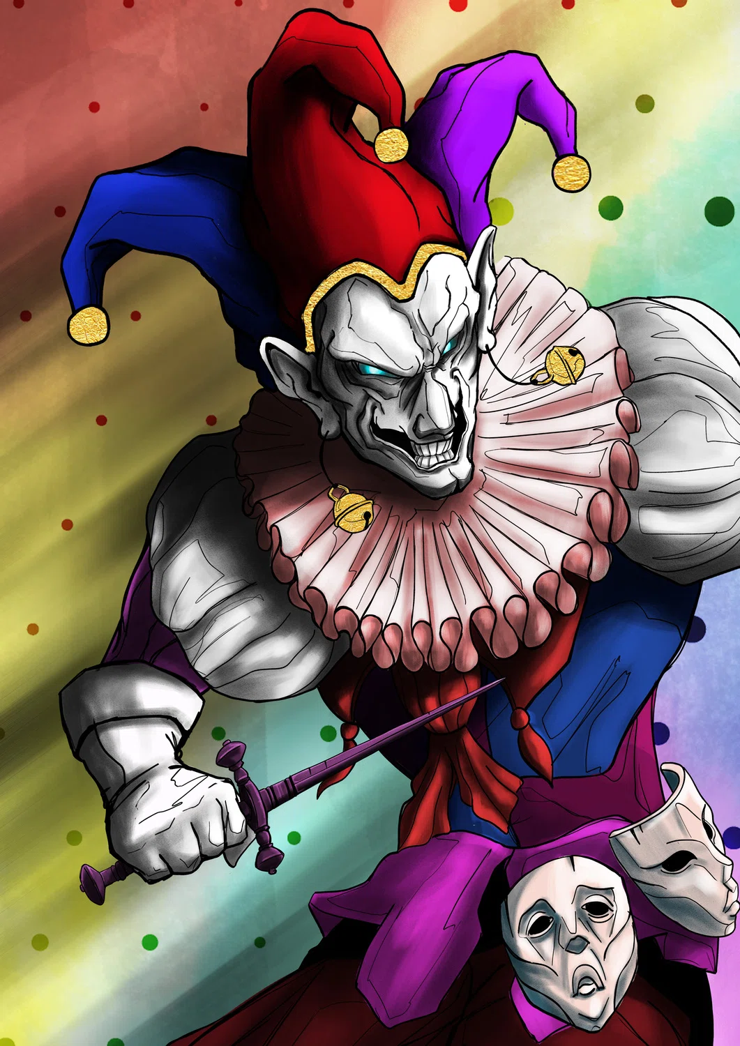 Jester Art Serie, example piece 1 of 10 — a 1:1 artwork by Ordinary_Guy